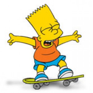 Bart na skate